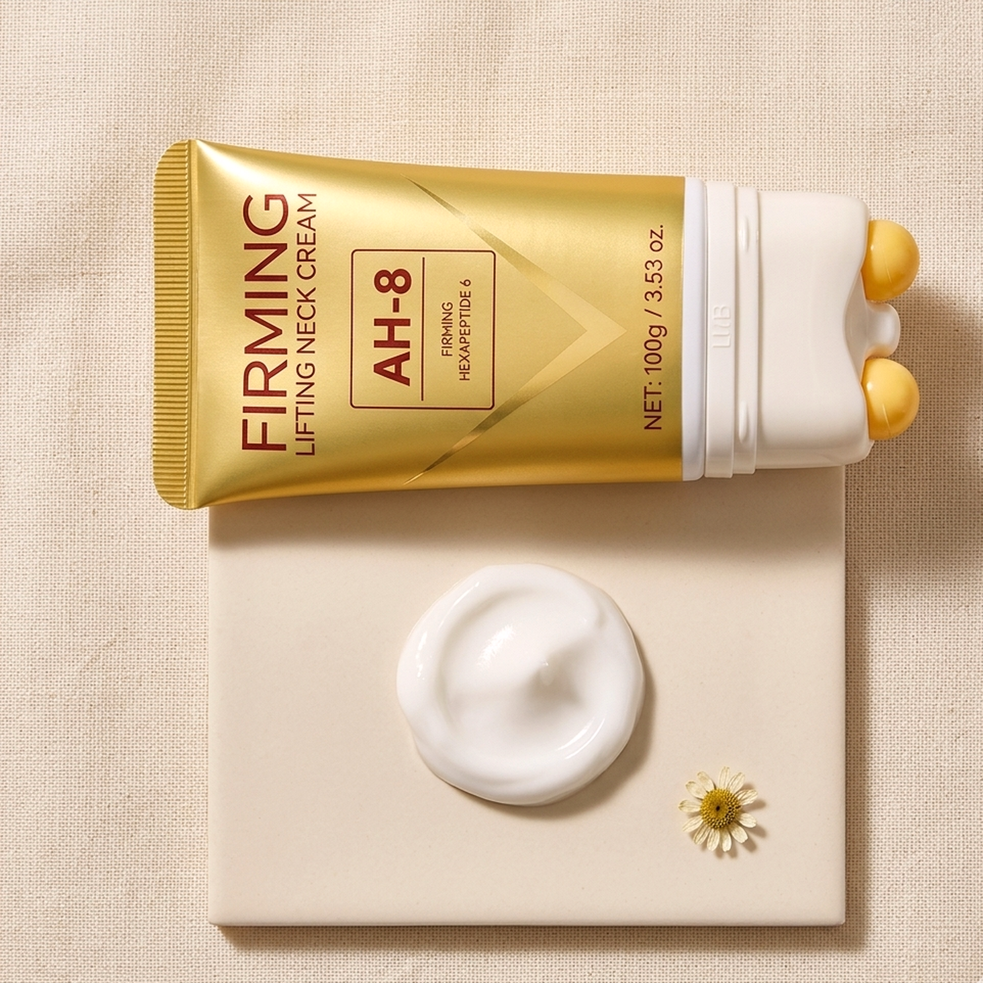 liftéskin neck firming roller cream texture closeup
